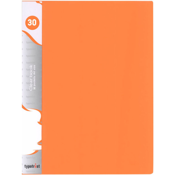 Σούπλ 30 θέσεων Α4 Ενισχυμένο Πορτοκαλί Typotrust FP10030-23