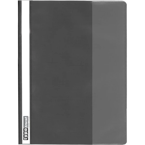 Ντοσιέ Έλασμα Μαύρο Τσέπη Typotrust FP16120-01