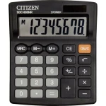 Αριθμομηχανή Citizen SDC-805NR ΜΑΥΡΗ 8 ψηφίων