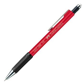 Grip 1345 Κόκκινο 0.5 Μηχανικό Μολύβι Faber Castell με γόμα