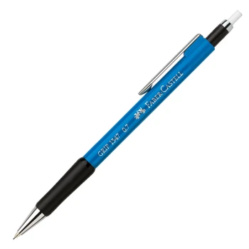 Grip 1347 Μπλε 0.7 Μηχανικό Μολύβι Faber Castell με γόμα