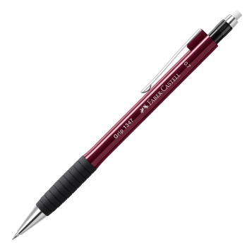 Grip 1347 Μπορντώ 0.7 Μηχανικό Μολύβι Faber Castell με γόμα