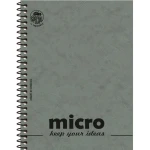 Μπλοκ Σπιράλ 13x17cm Micro Σημειώσεων Ριγέ 2 Θεμάτων