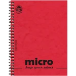 Μπλοκ Σπιράλ 13x17cm Micro Σημειώσεων Ριγέ 2 Θεμάτων