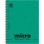 Μπλοκ Σπιράλ 9x12cm Micro Σημειώσεων Ριγέ 2 Θεμάτων