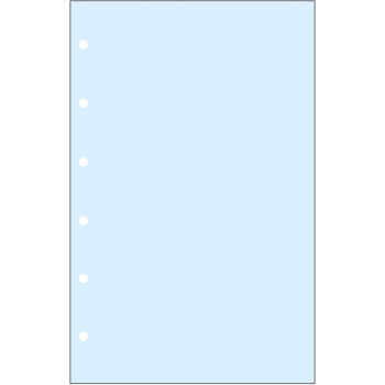 Ανταλλακτικό 12.5x8cm Μπλε Σημειώσεων Pocket Contax 402