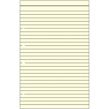 Ανταλλακτικό 12.5x8cm Ριγέ-Κίτρινο Σημειώσεων Pocket Contax