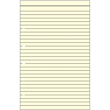 Ανταλλακτικό 12.5x8cm Ριγέ-Κίτρινο Σημειώσεων Pocket Contax