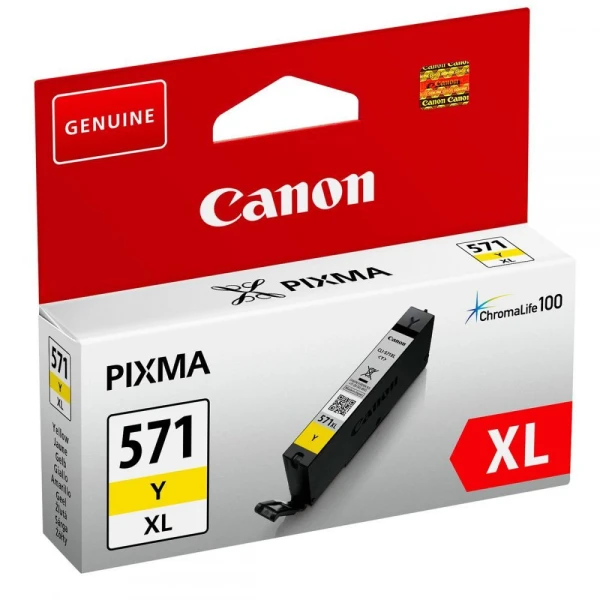 Μελάνι Canon CLI-571XL Yellow Inkjet Cartridge 0334C001(AA)