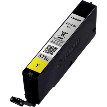 Μελάνι Canon CLI-571XL Yellow Inkjet Cartridge 0334C001(AA)