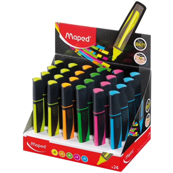 Maped Fluo-Peps Max Ροζ Μαρκαδόρος Υπογράμμισης