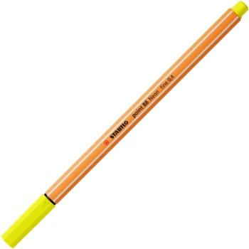 Stabilo point 88/024 Κίτρινο Νέον Μαρκαδόρος 0.4mm
