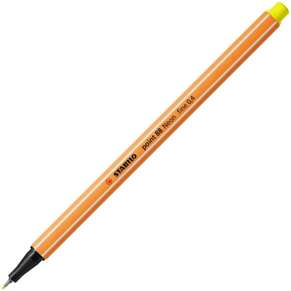 Stabilo point 88/024 Κίτρινο Νέον Μαρκαδόρος 0.4mm