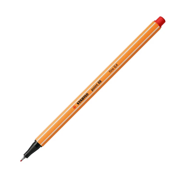 Stabilo point 88/40 Κόκκινος Μαρκαδόρος 0.4mm