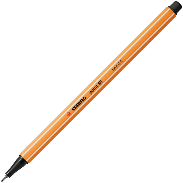 Stabilo point 88/46 Μαύρος Μαρκαδόρος 0.4mm