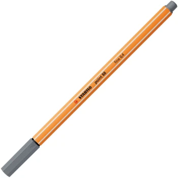 Stabilo point 88/96 Γκρι Μαρκαδόρος με λεπτή μύτη 0.4mm