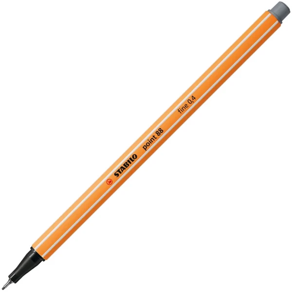Stabilo point 88/96 Γκρι Μαρκαδόρος με λεπτή μύτη 0.4mm