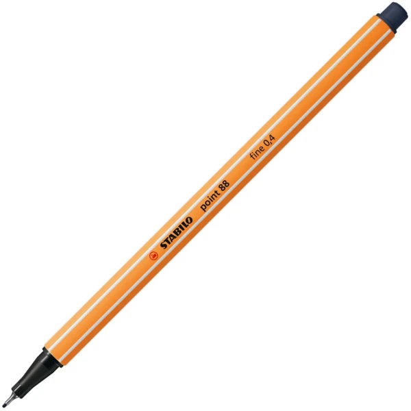 Stabilo point 88/98 Blue Black Mαρκαδόρος 0.4mm