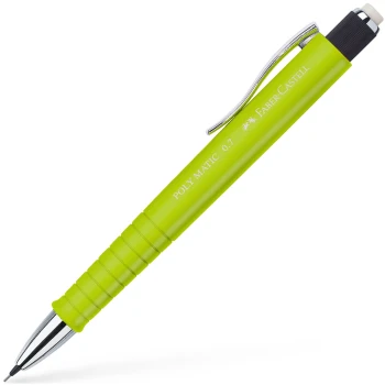 Faber-Castell Polymatic Λαχανί 0.7mm Μηχανικό Μολύβι με γόμα