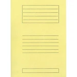 Ντοσιέ Πτερύγια 25x35cm Κίτρινο Μανίλα Χάρτινο