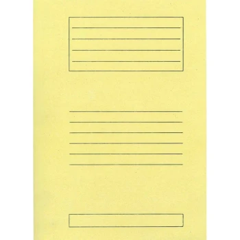 Ντοσιέ Πτερύγια 25x35cm Κίτρινο Μανίλα Χάρτινο
