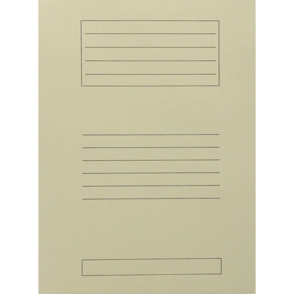 Ντοσιέ Πτερύγια 25x35cm Μπεζ Μανίλα Χάρτινο