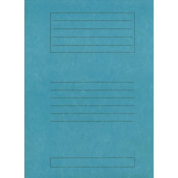 Ντοσιέ Πτερύγια 25x35cm Μπλε Μανίλα Χάρτινο