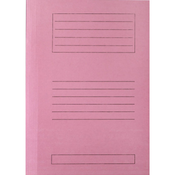 Ντοσιέ Πτερύγια 25x35cm Ροζ Μανίλα Χάρτινο