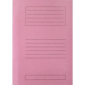 Ντοσιέ Πτερύγια 25x35cm Ροζ Μανίλα Χάρτινο