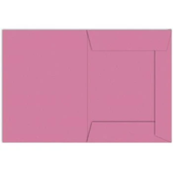 Ντοσιέ Πτερύγια 25x35cm Ροζ Μανίλα Χάρτινο