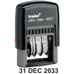 Trodat Printy Dater 4820EN Σφραγίδα Αγγλικής Ημερομηνίας ύψους 4.0mm