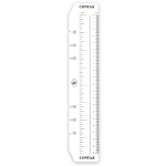 Χάρακας 20cm Contax Α5 Organizer 3350 Προσαρμόζεται σε όλα τα γνωστά Organizers που δέχονται ανταλλακτικά διαστάσεων 21x14.8cm