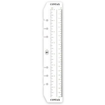 Χάρακας 20cm Contax Α5 Organizer 3350 Προσαρμόζεται σε όλα τα γνωστά Organizers που δέχονται ανταλλακτικά διαστάσεων 21x14.8cm