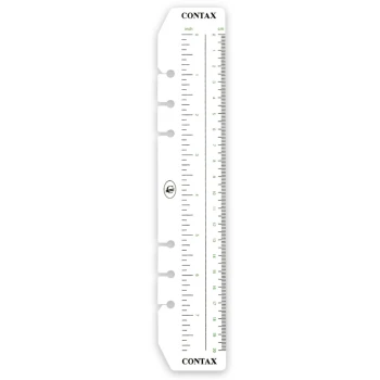 Χάρακας 20cm Contax Α5 Organizer 3350 Προσαρμόζεται σε όλα τα γνωστά Organizers που δέχονται ανταλλακτικά διαστάσεων 21x14.8cm
