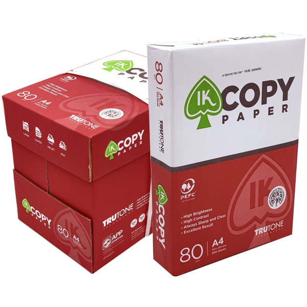 Χαρτί Α4 IK COPY 80gr Λευκό 210x297mm πακέτο 500 φύλλα