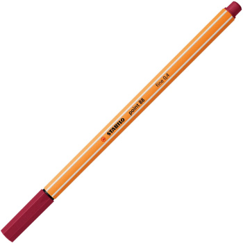 Stabilo point 88/19 Μπορντώ Μαρκαδόρος με λεπτή μύτη 0.4mm