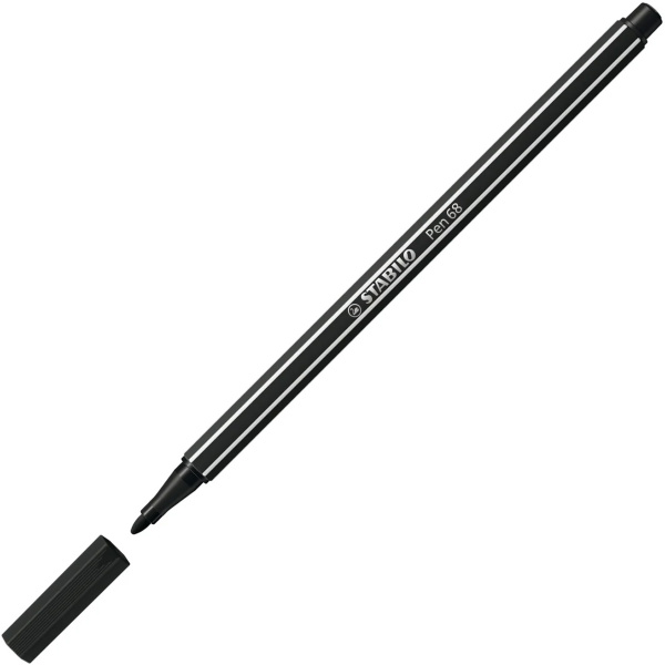 Stabilo Pen 68/46 Μαύρος Μαρκαδόρος 1.4mm