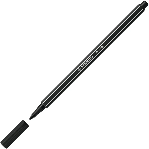 Stabilo Pen 68/46 Μαύρος Μαρκαδόρος 1.4mm