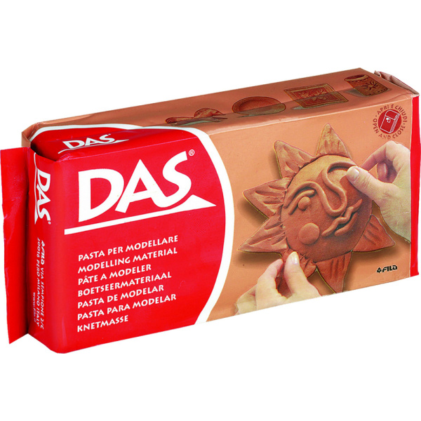 Πηλός Das Καφέ 500gr μοντελισμού Αυτοξηρόμενος
