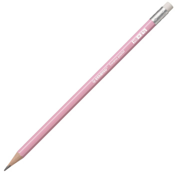 Μολύβι Stabilo Pastel Ροζ HB με γόμα 4908/05