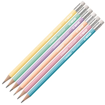 Μολύβι Stabilo Pastel HB με γόμα 4908
