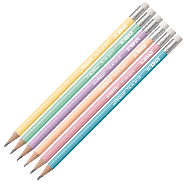 Μολύβι Stabilo Pastel HB με γόμα 4908