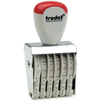 Trodat 1556 Σφραγίδα Αρίθμησης 6 Αριθμών ύψους 5mm