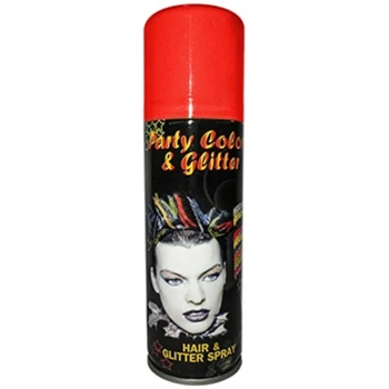 Σπρέι Μαλλιών Κόκκινο Party-Color and Glitter 125ml