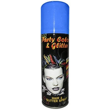 Σπρέι Μαλλιών Μπλε Party-Color and Glitter 125ml