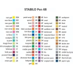 Stabilo Pen 68 Colors