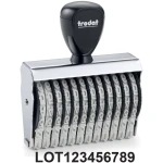 Σφραγίδα LOT NUMBER 9 Αριθμών 9mm ύψους Αρίθμησης Trodat