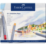 Ξυλομπογιές Faber-Castell Goldfaber Aqua 48 χρώματα Gold