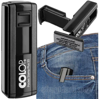 Σφραγίδα Μαύρη Colop Pocket Plus 20 Stamp Τσέπης