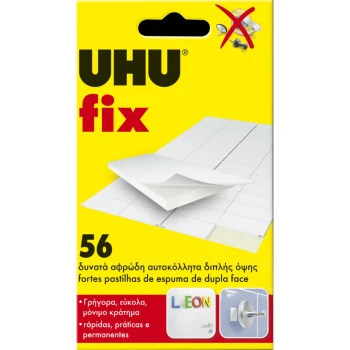 Αφρώδες Αυτοκόλλητα UHU Fix Διπλής Όψεως 33627